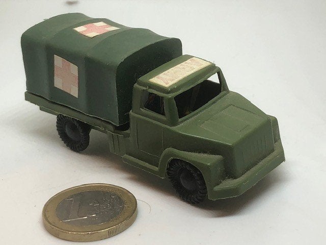 Leger Ambulance van Kunststof, Kositoy, Ophalen of Verzenden, Gebruikt, Bus of Vrachtwagen