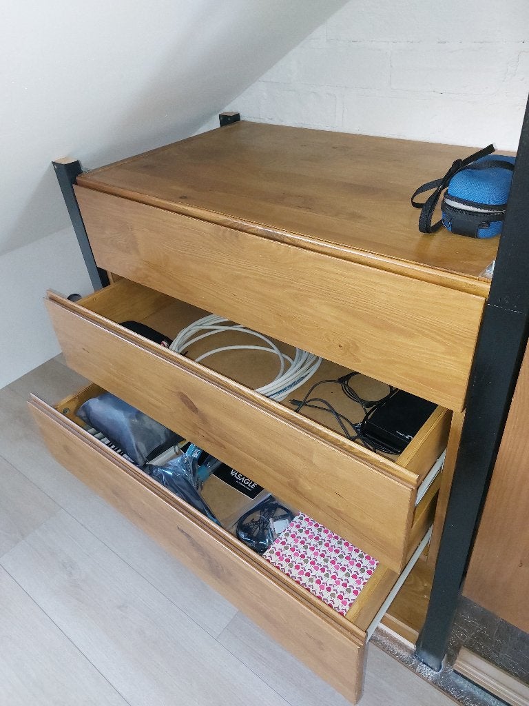 IKEA IVAR Houten Ladekast met 3 Lades, Ophalen, 5 laden of meer, 50 tot 100 cm, Zo goed als nieuw