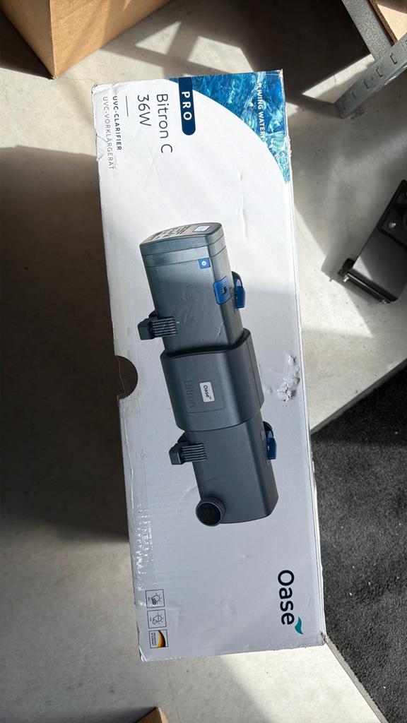 Oase Bitron 36 Watt UVC unit UV filter (nieuw), Ophalen, Zo goed als nieuw, Vijverfilter