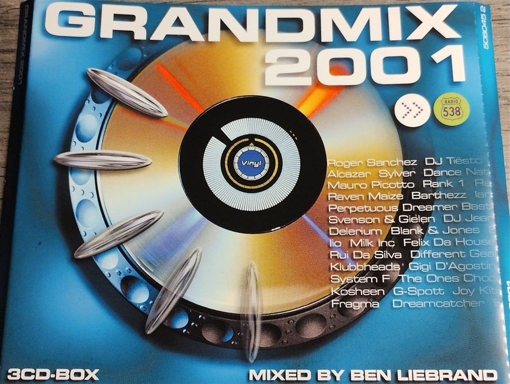 Ben Liebrand - Grandmix 2001 [3 CD], Cd's en Dvd's, Cd's | Dance en House, Ophalen of Verzenden, Zo goed als nieuw, Disco