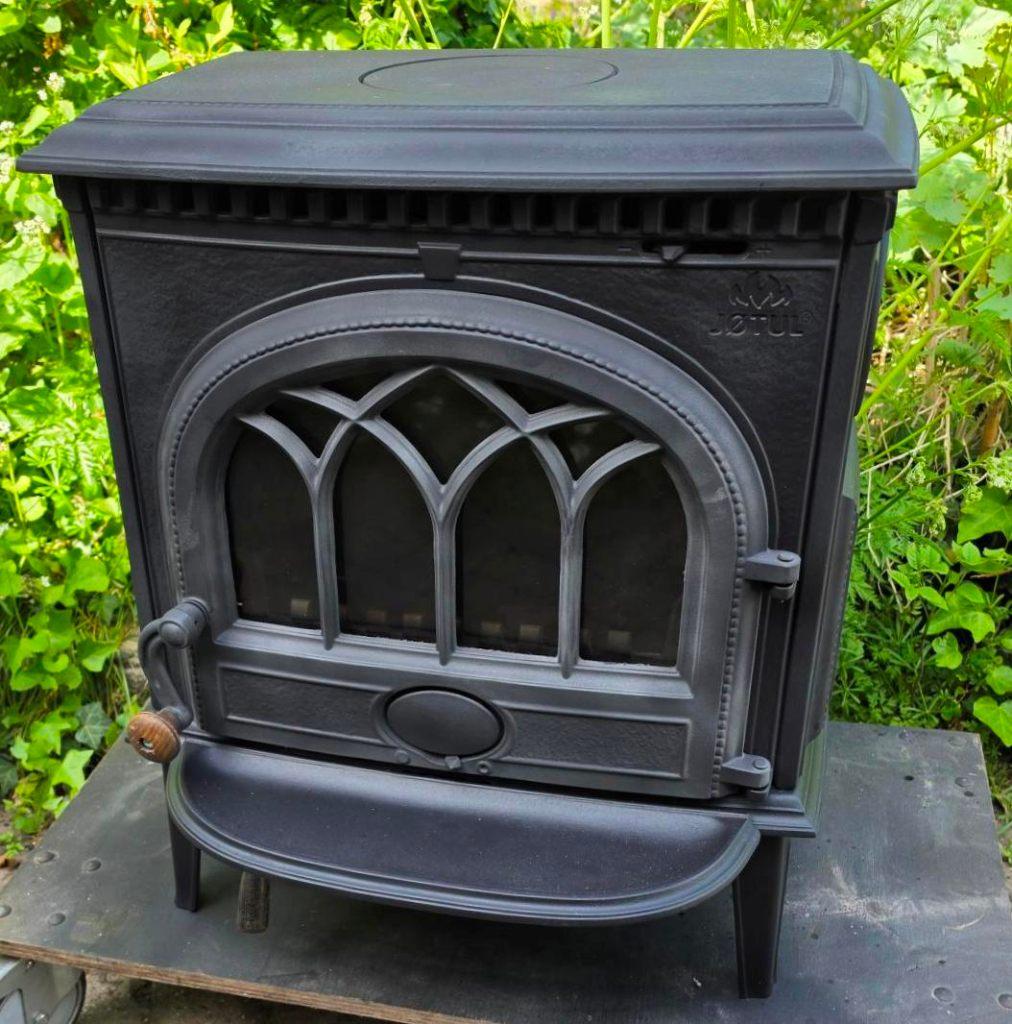 houtkachel jotul 3 inruilkachel, Gebruikt, Houtkachel, Ophalen of Verzenden, Vrijstaand