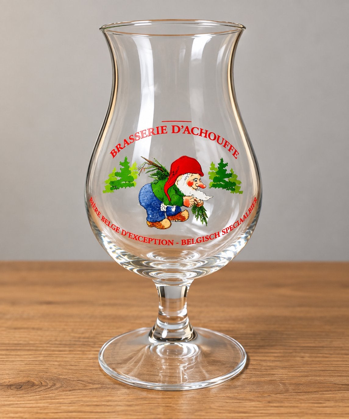 12x Brasserie d’Achouffe / La Chouffe bierglazen 25cl, Ophalen, Zo goed als nieuw, Glas of Glazen, Overige merken