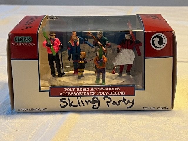 Lemax Vail Village Collectie Ski gezelschap1997, Ophalen of Verzenden