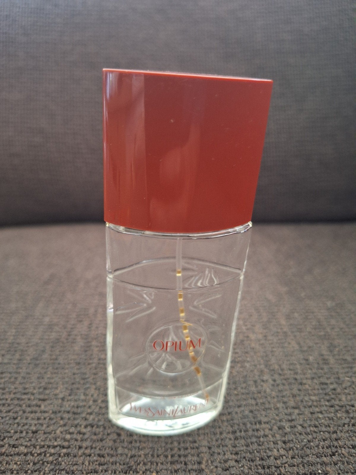 OPIUM parfum flesje, 0,30 ml, vintage, leeg  (#2), Ophalen of Verzenden, Zo goed als nieuw, Parfumfles