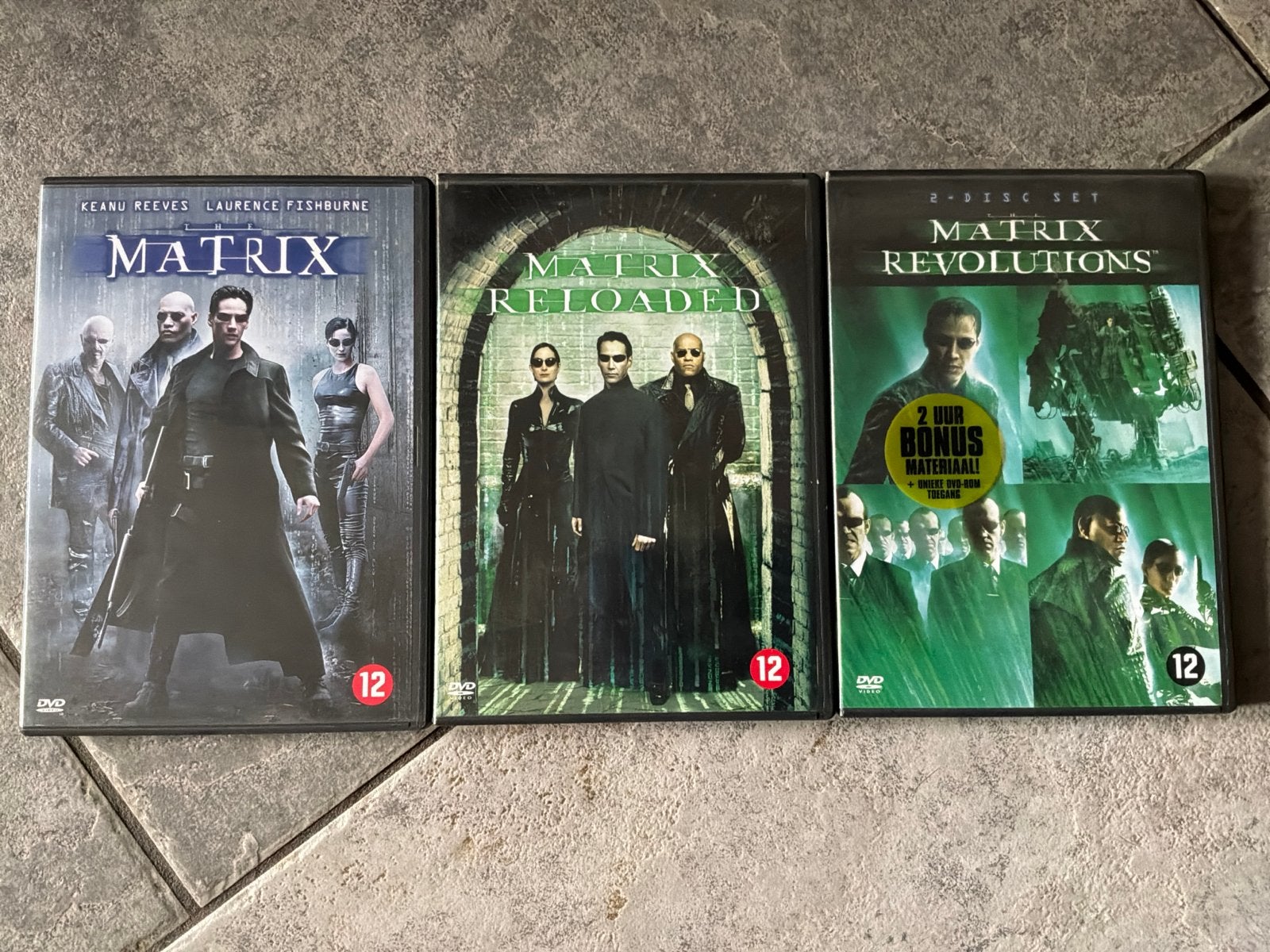 The Matrix Trilogie DVD Boxset - Matrix, Reloaded, Revolutio, Nederlands, Actiethriller, Ophalen of Verzenden, Vanaf 12 jaar
