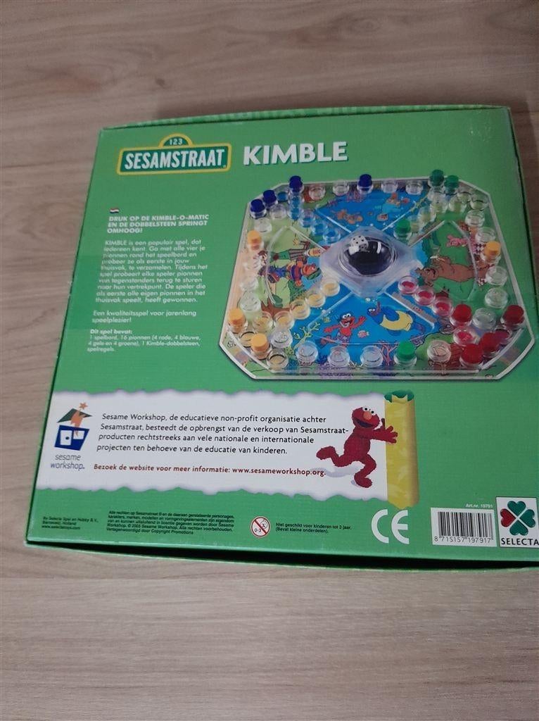 Sesamstraat kimble - mens erger je niet - s1486, Verzenden, Zo goed als nieuw