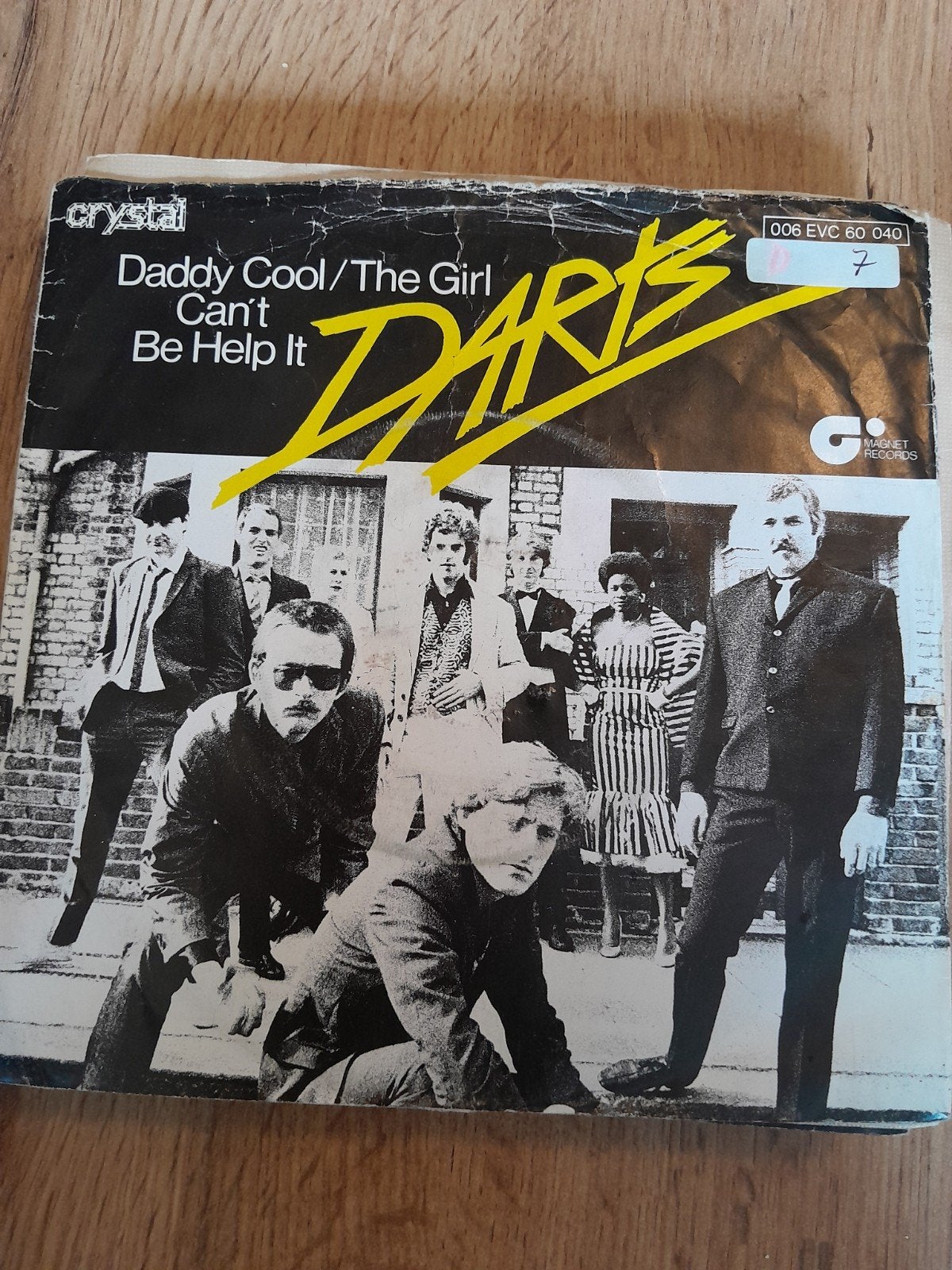 Darts 7inch daddy cool, Ophalen of Verzenden, Zo goed als nieuw, Pop