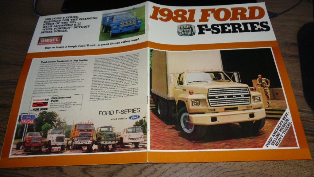 USA Folder  FORD  F - SERIES    1981, Verzenden, Nieuw, Ford