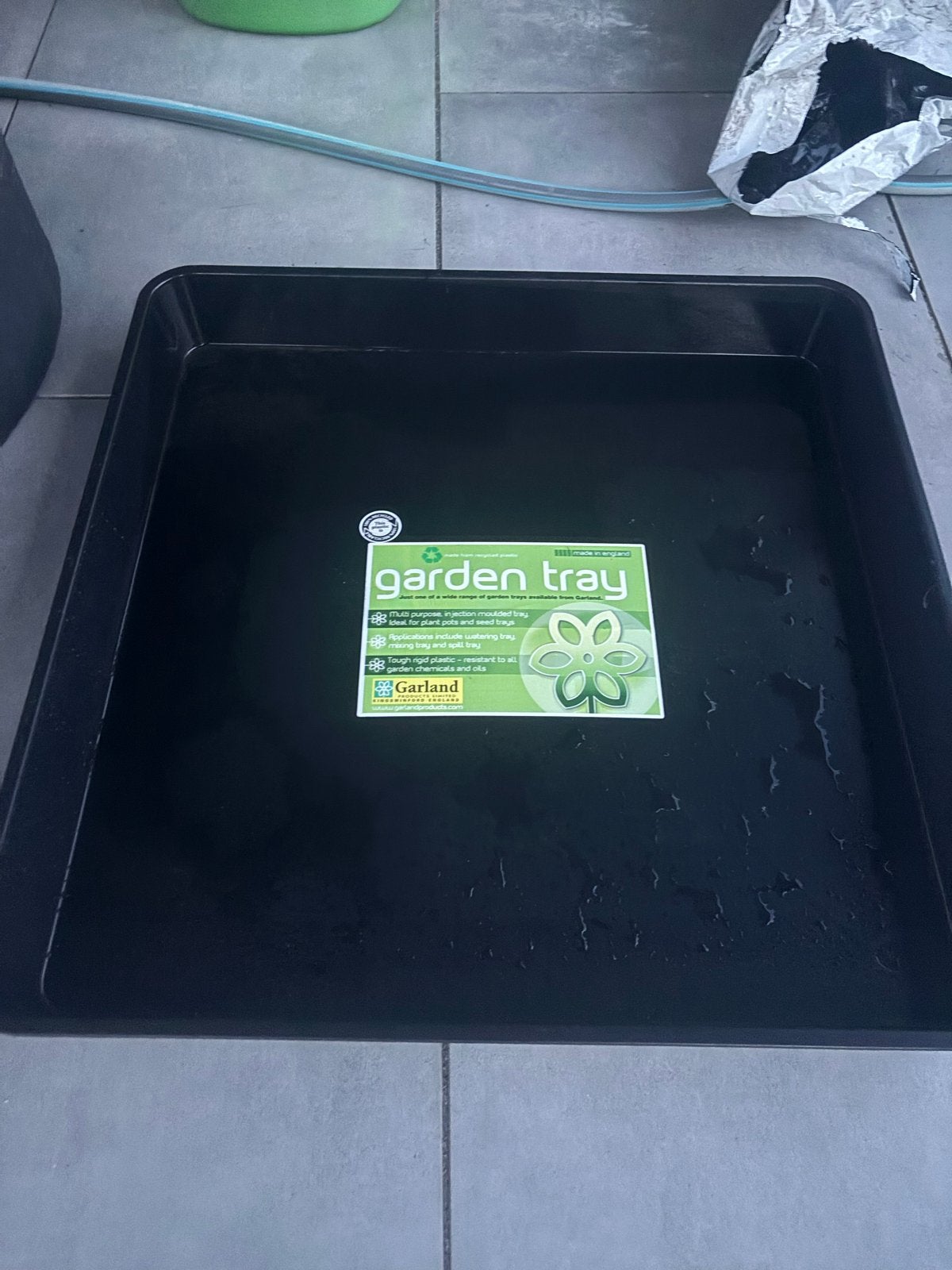 Kunststof opvangbak 60 x 60 cm - Garland Garden Tray, Tuin en Terras, Kunststof, Minder dan 30 cm, Balkon, Vierkant