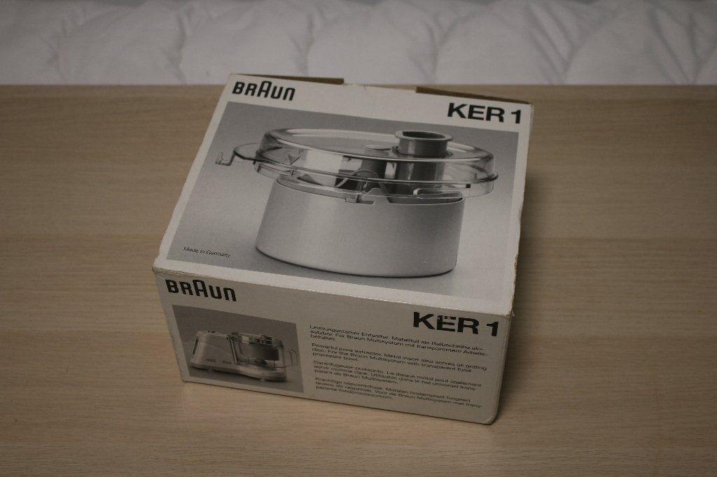 Braun KER 1 Citruspers/Multifunctionele Keukenmachine, Ophalen of Verzenden, Nieuw, Elektrisch, Sapcentrifuge