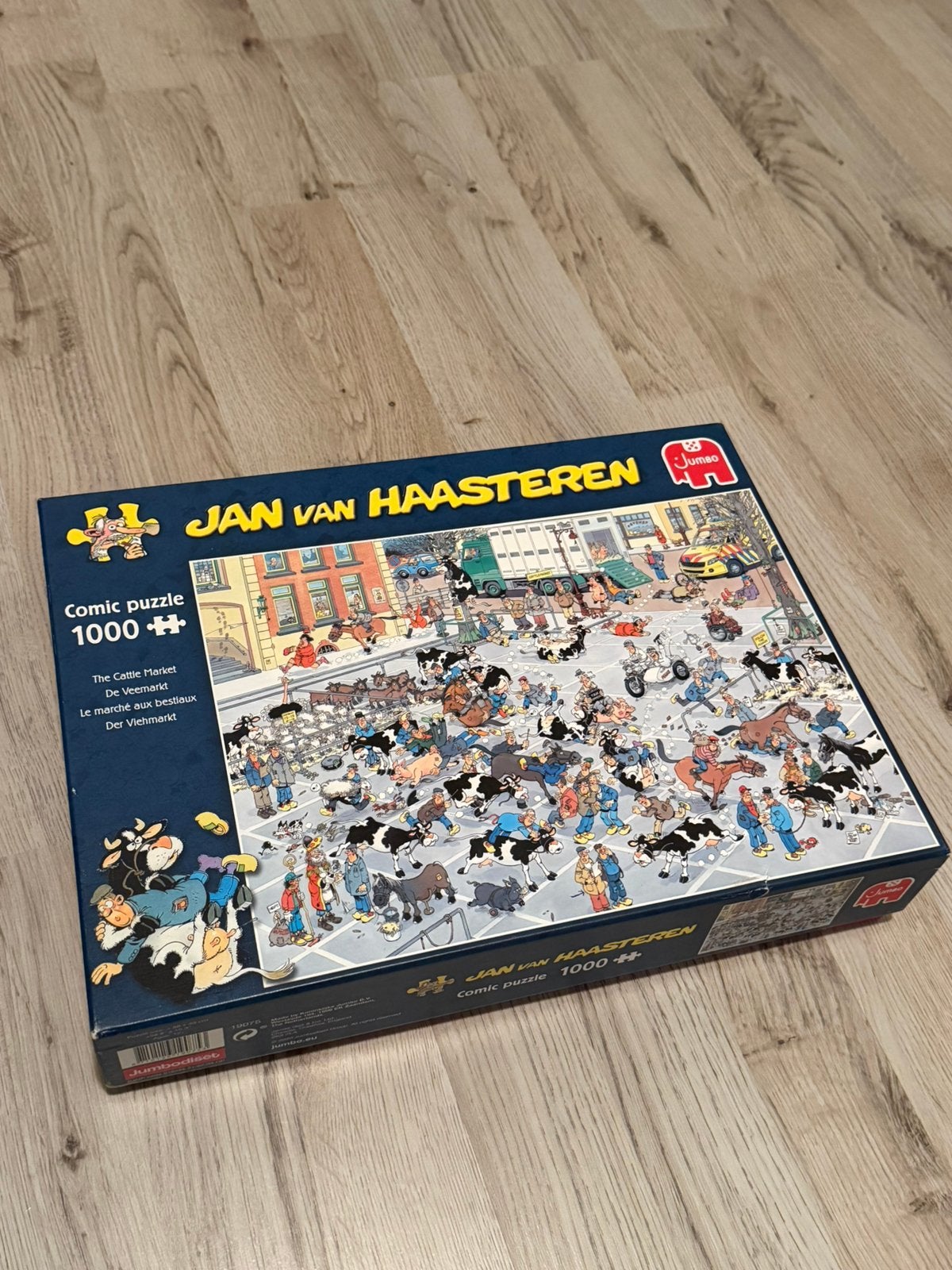 Jan van Haasteren the cattle market, Ophalen of Verzenden, 500 t/m 1500 stukjes, Zo goed als nieuw, Legpuzzel