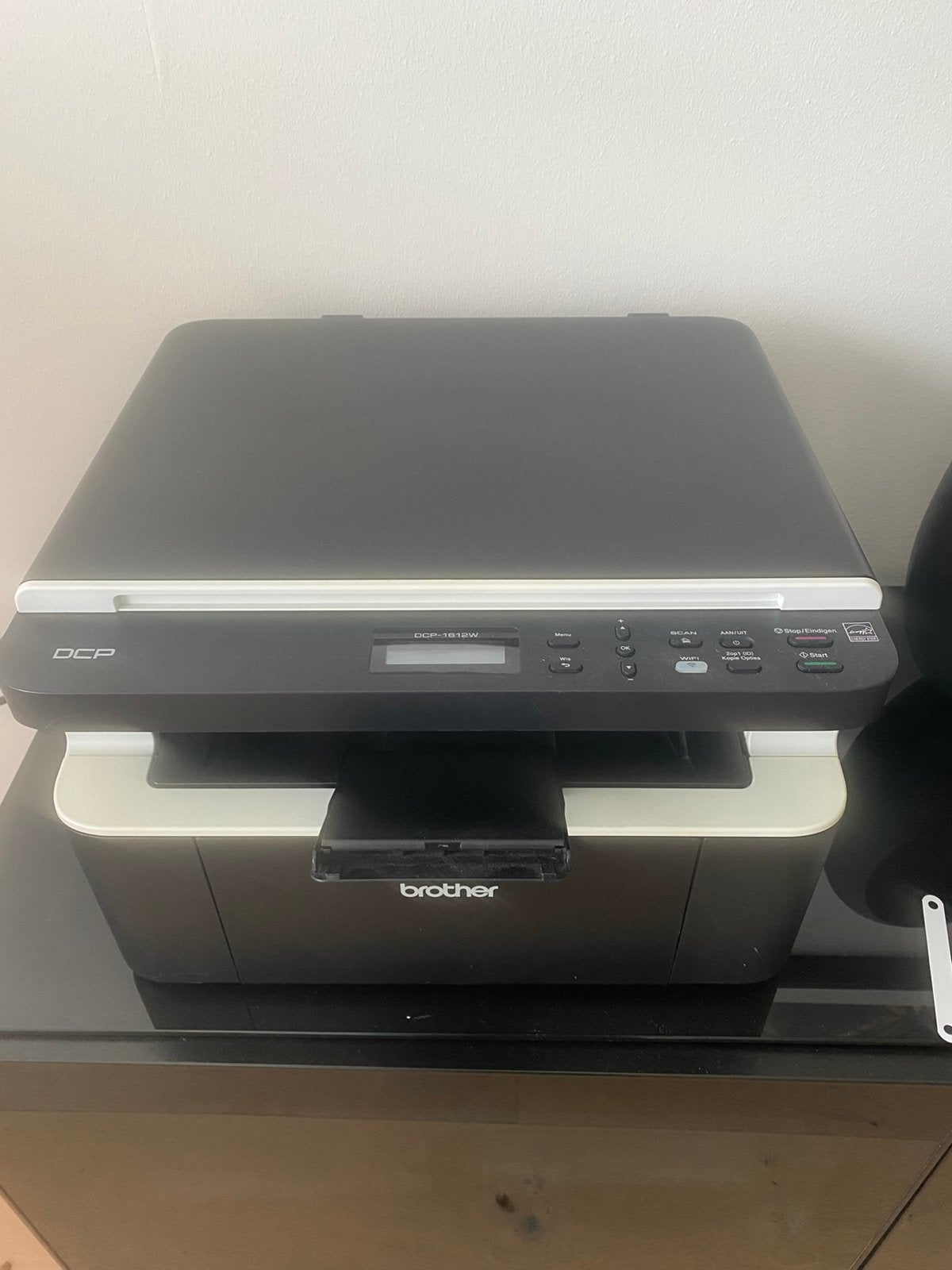 Printer Brother Dcp 1612 W zwart wit, Computers en Software, Printers, Zo goed als nieuw, Scannen, Draadloos, Ophalen