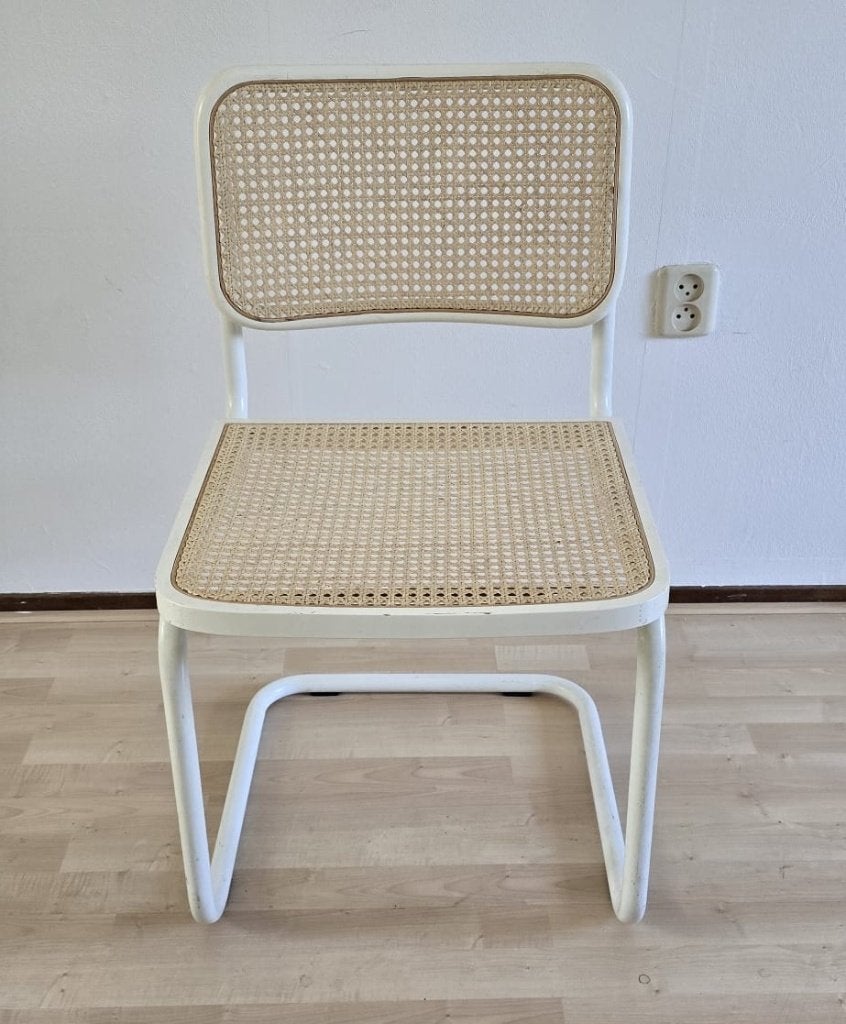 Marcel Breuer Cesca Thonet Stoel, Huis en Inrichting, Stoelen, Ophalen, Wit, Thonet, Zo goed als nieuw