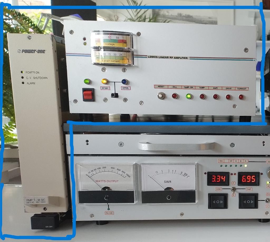 W6PQL HF Eindtrap met voeding, Ophalen, Gebruikt, Zender