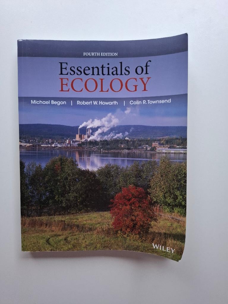 Essentials of Ecocoly, 4th edition, Boeken, Studieboeken en Cursussen, Michael Begon, Robert W. Howarth, Colin R. Townsend, Ophalen of Verzenden