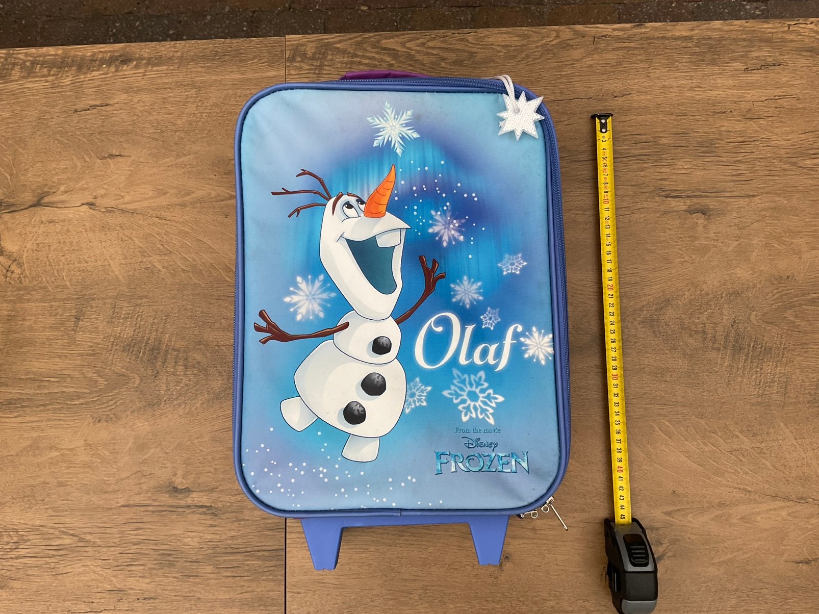 Zgan, niet kapot, Disney Frozen Olaf koffer kunststof, Sieraden, Tassen en Uiterlijk, Koffers, Ophalen, Zo goed als nieuw, Hard kunststof