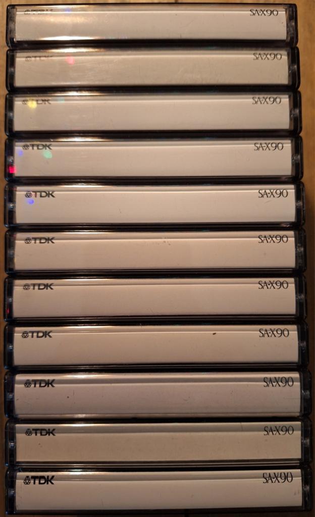 11 x TDK SA-X 90 Chrome | EMG MC, Gebruikt, 2 t/m 25 bandjes, Overige genres, Ophalen of Verzenden