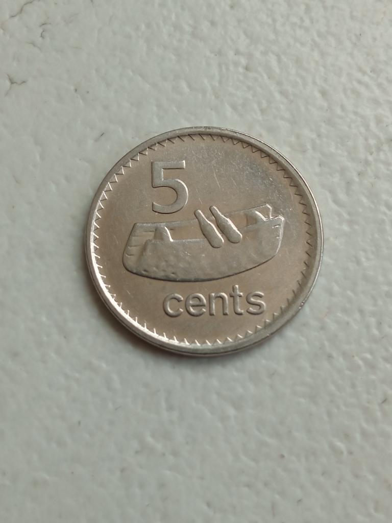 Fiji 5 cent 2009., Ophalen of Verzenden, Losse munt