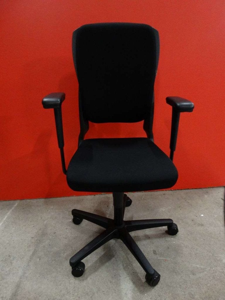 20x Ahrend 230 bureaustoel extra hoge rug, nieuwe zwart stof, Kofferen 60, 5492 CH Sint-Oedenrode, Zwart, Ophalen of Verzenden