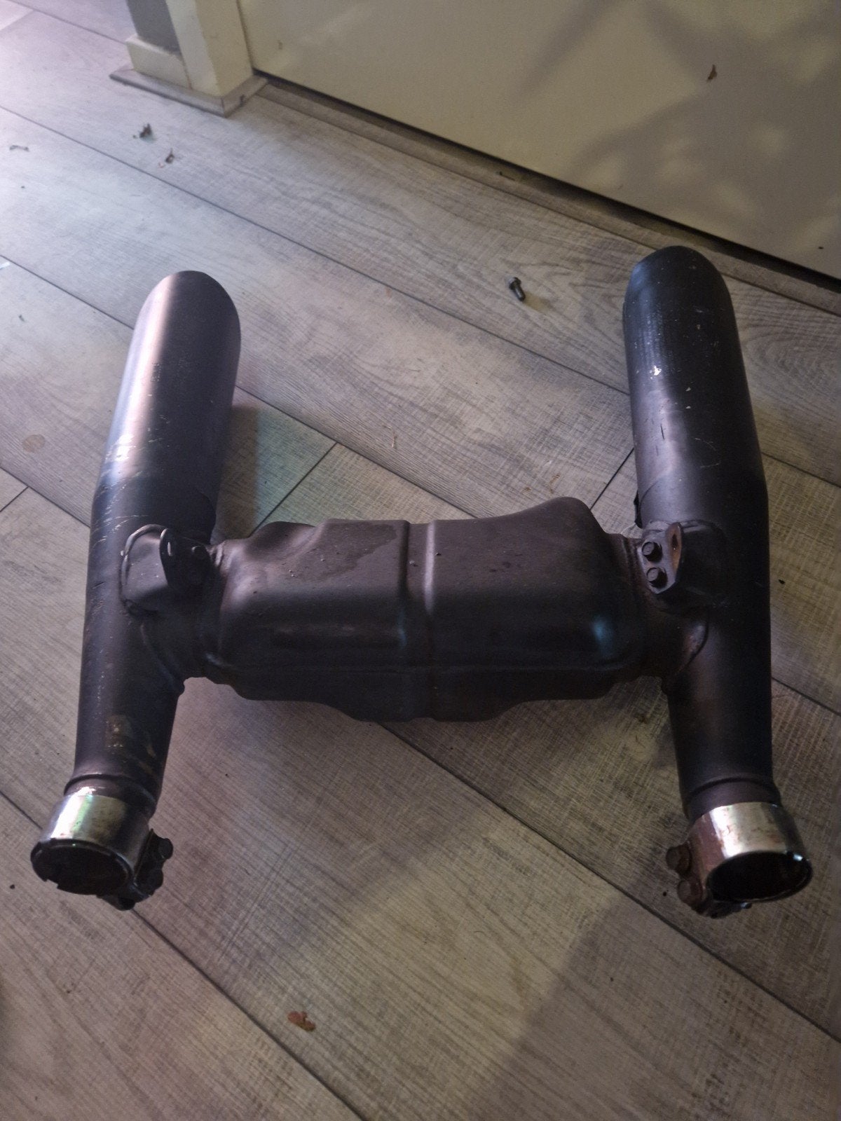 Originele uitlaatdempers Honda VT700C, Ophalen of Verzenden, Gebruikt