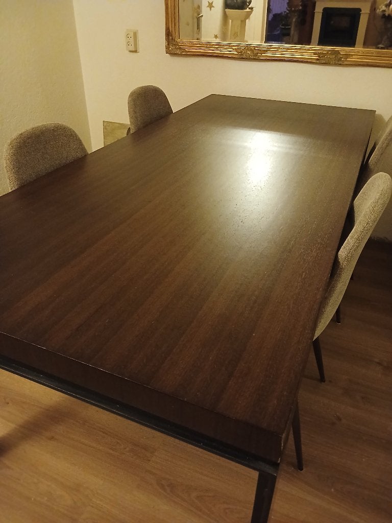 Luxe mooie eettafel!, Ophalen, 200 cm of meer, 50 tot 100 cm, Zo goed als nieuw