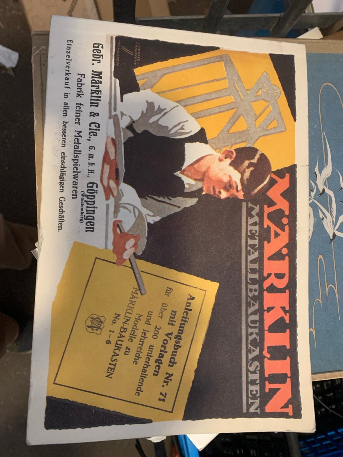 Vintage Märklin Metallbaukasten Handleiding Nr. 71, Hobby en Vrije tijd, Modelbouw | Auto's en Voertuigen, Overige merken, Gebruikt