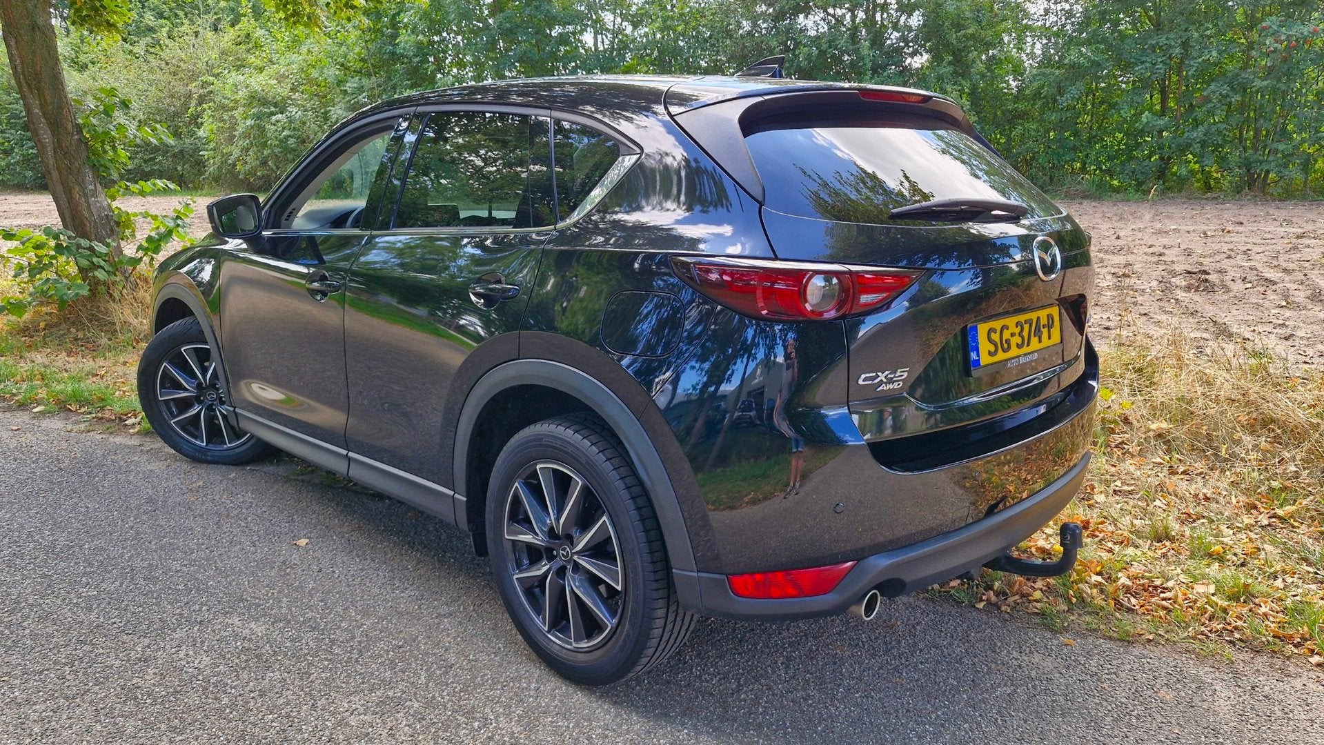 Mazda CX-5 2.5 SkyActiv-G 192 GT-M 4WD 195PK Automaat | Lede, Auto's, Gebruikt, 2000 kg, Zwart, Bedrijf