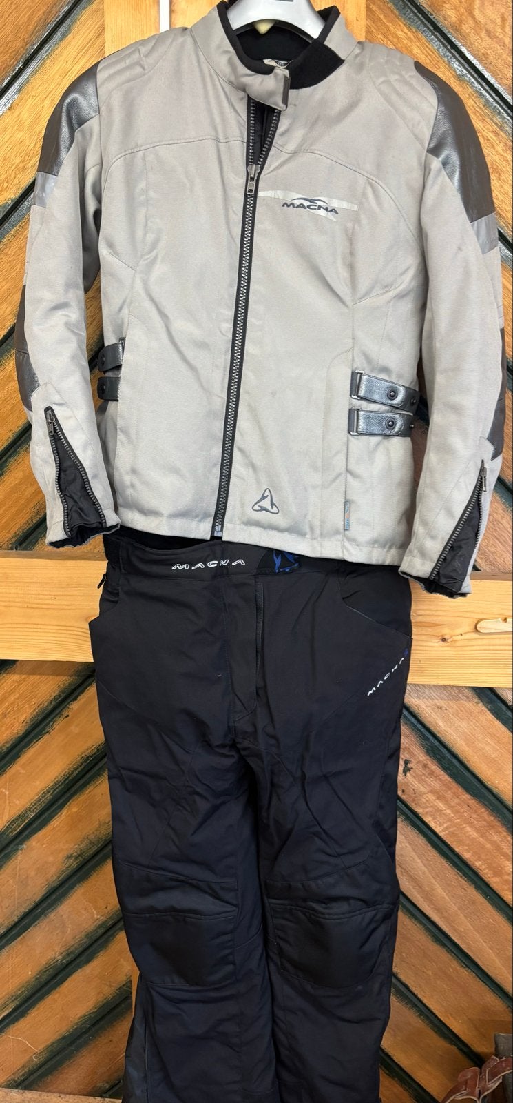 Macna motorpak (jas en broek) - Dames, Motoren, Ophalen, Tweedehands, Dames, Jas | textiel