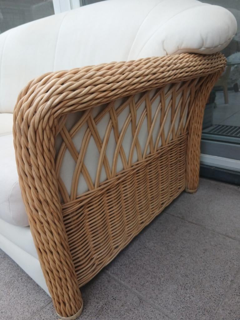 Stevige tuinbank met opbergruimte voor in de serre, Ophalen, Gebruikt, Driepersoons, 75 tot 100 cm