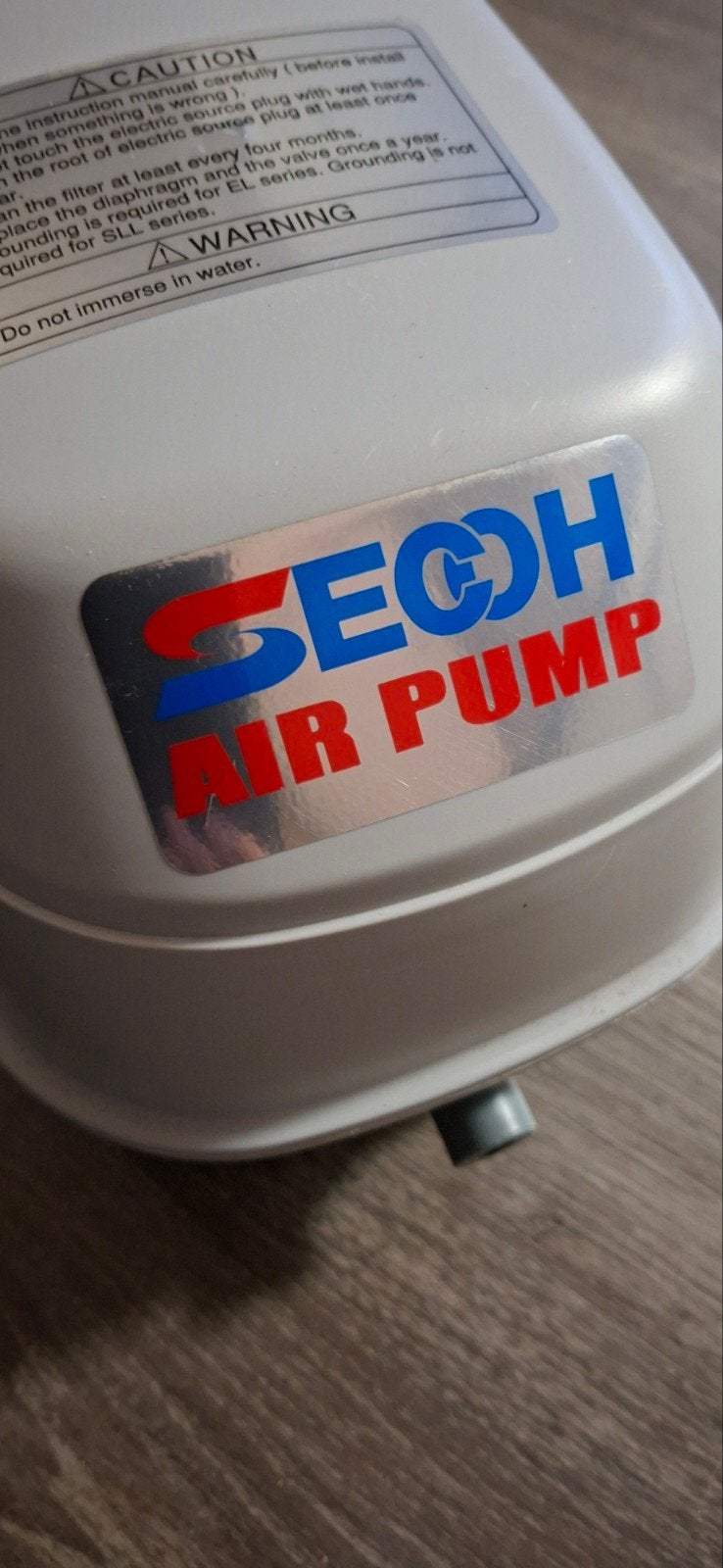 Secoh 40 luchtpomp nieuw !, Karper of Koi