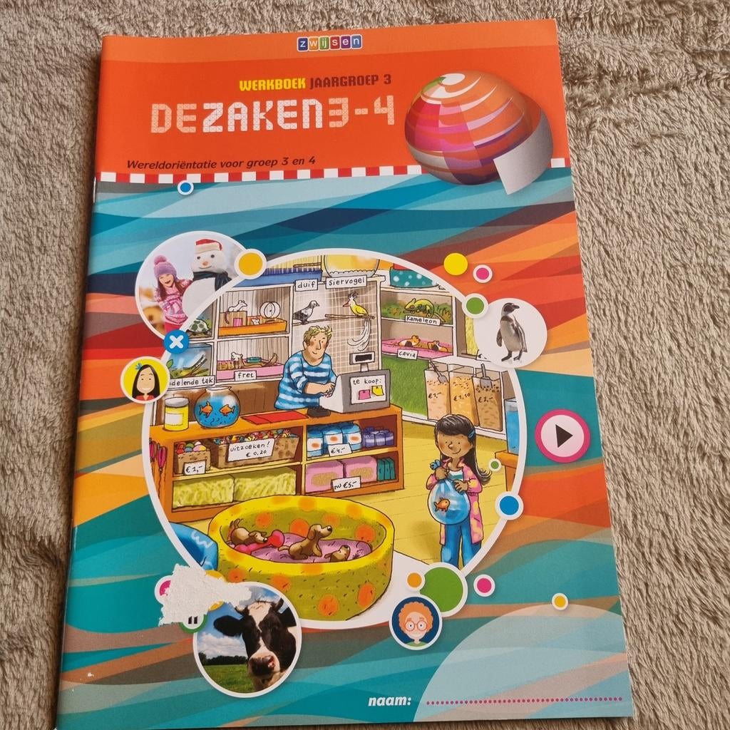 Groep 3 Werkboek De Zaken 3-4 Wereldoriëntatie, Ophalen of Verzenden, Nieuw, Fictie algemeen