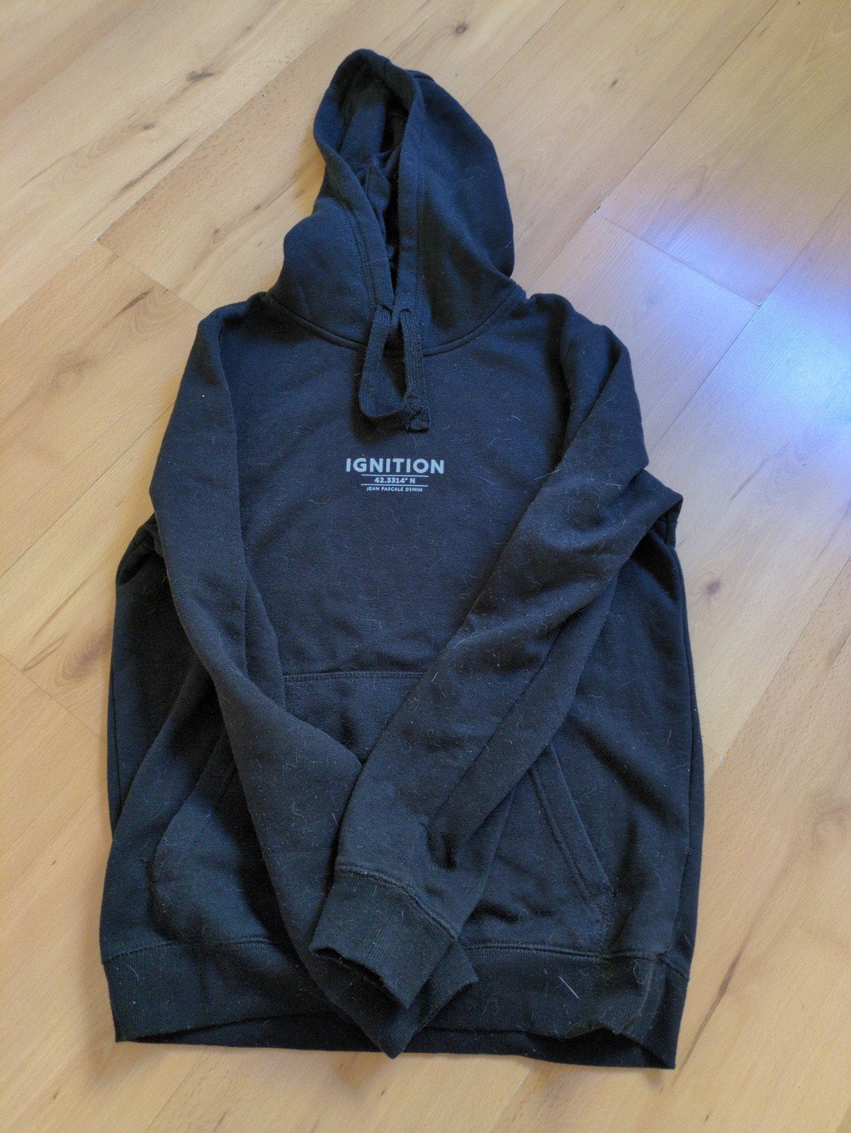 Warme hoody sweater, maat s, Kleding | Dames, Zwart, Ophalen of Verzenden, Zo goed als nieuw, Jean Pascale