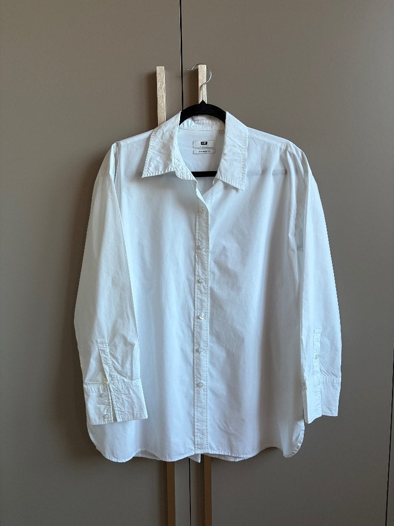 WE Studio witte blouse. Maat L, Maat 38/40 (M), Verzenden, Wit, Zo goed als nieuw