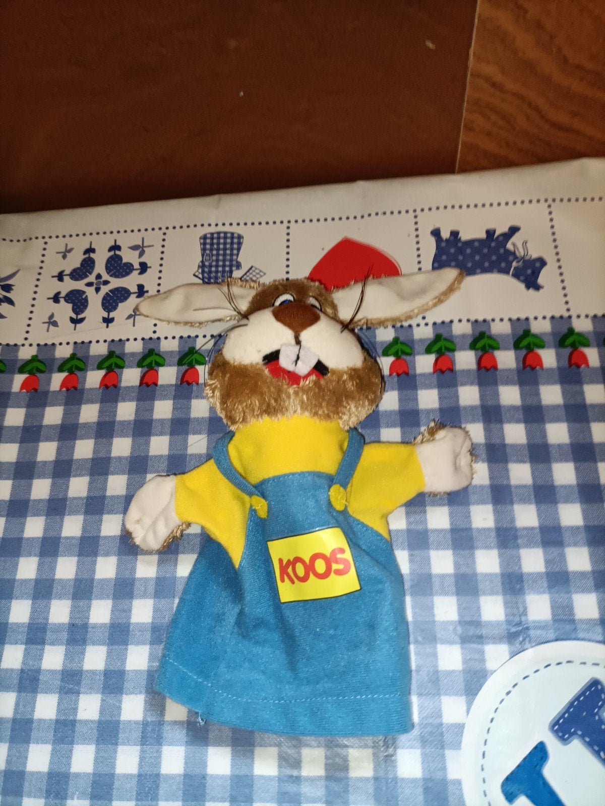 Koos Konijn handpop Roompot vakanties 22 cm groot, Kinderen en Baby's, Speelgoed | Knuffels en Pluche, Ophalen of Verzenden, Zo goed als nieuw