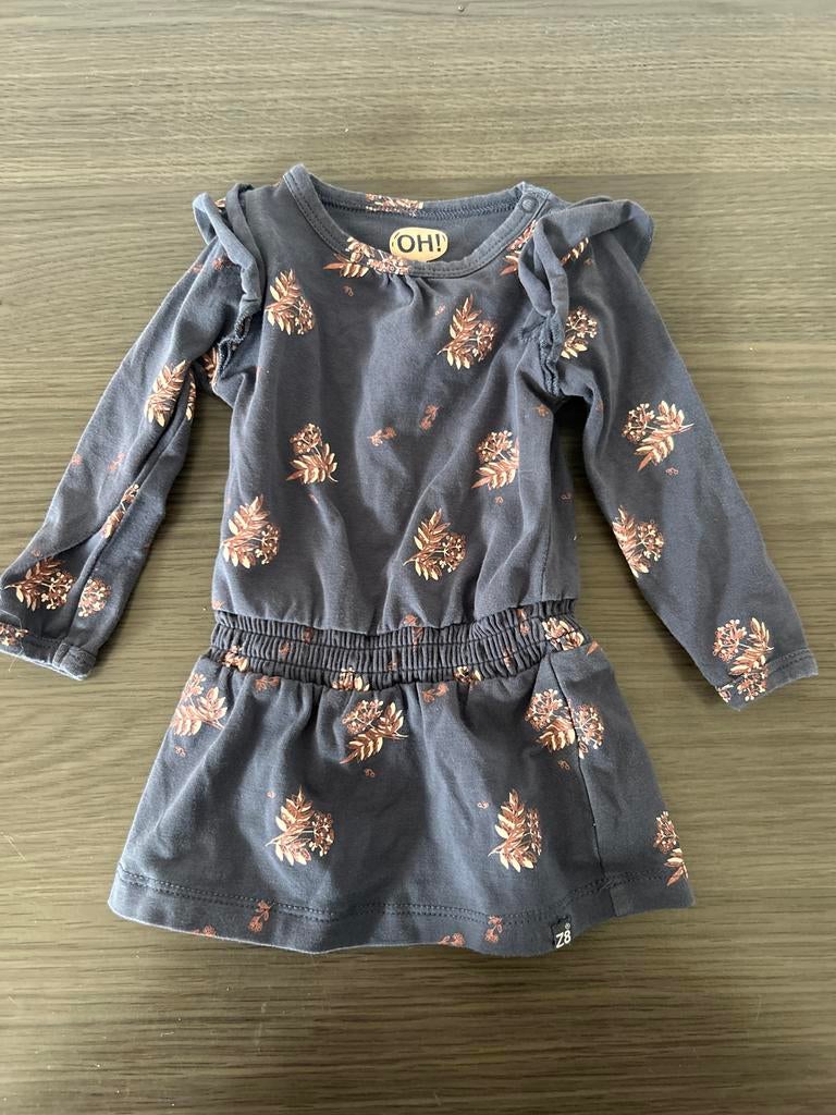 Z8 Newborn Jurkje met bloemenprint, Ophalen of Verzenden, Zo goed als nieuw, Meisje, Jurkje of Rokje
