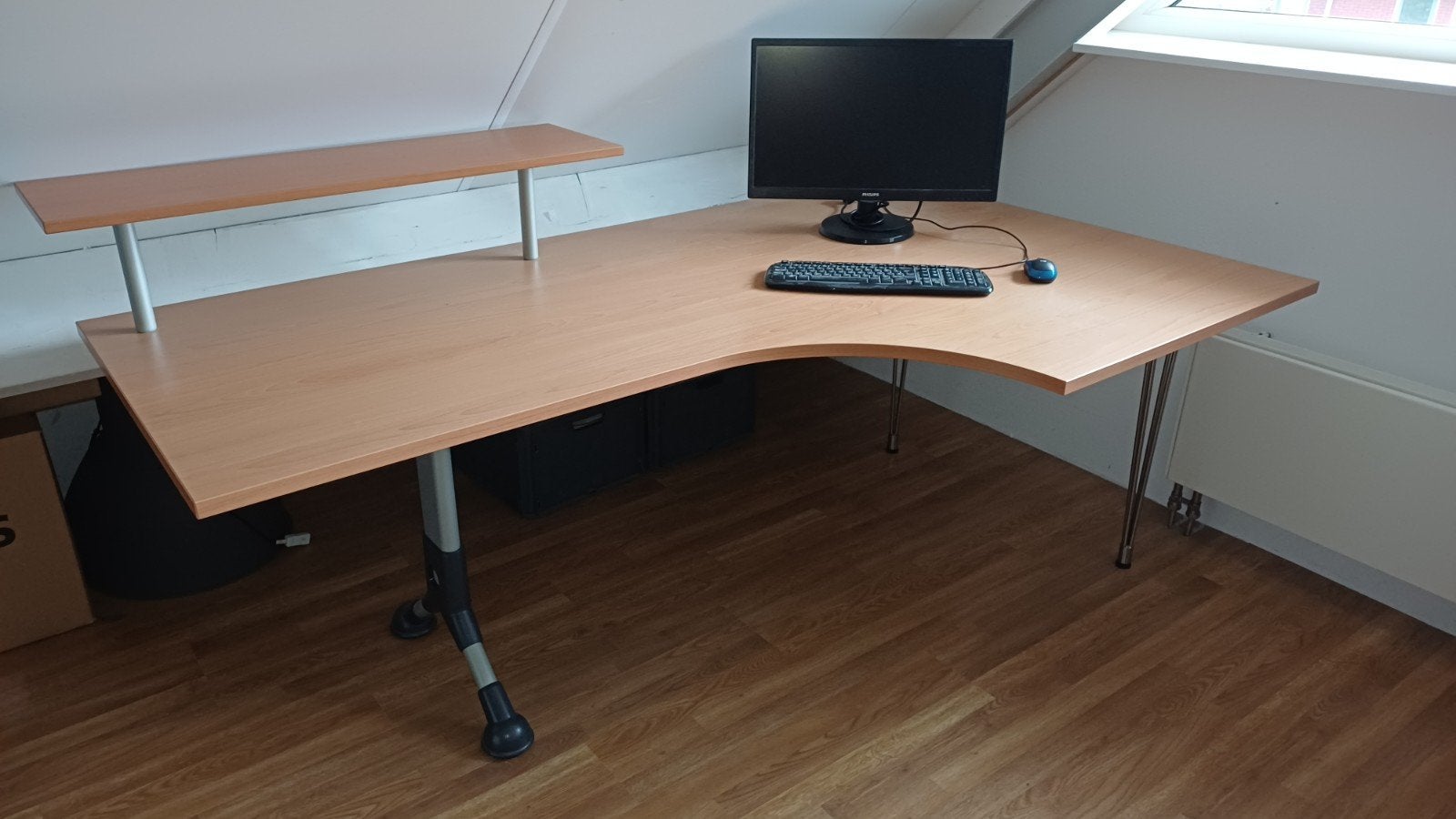 Hoekbureau 200 x 120/80, Ophalen, Gebruikt