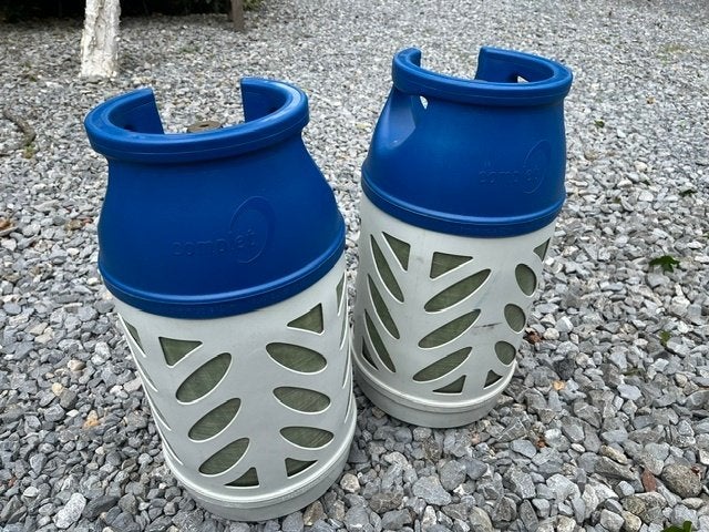 Gasfles lichtgewicht, Caravans en Kamperen, Ophalen, Zo goed als nieuw