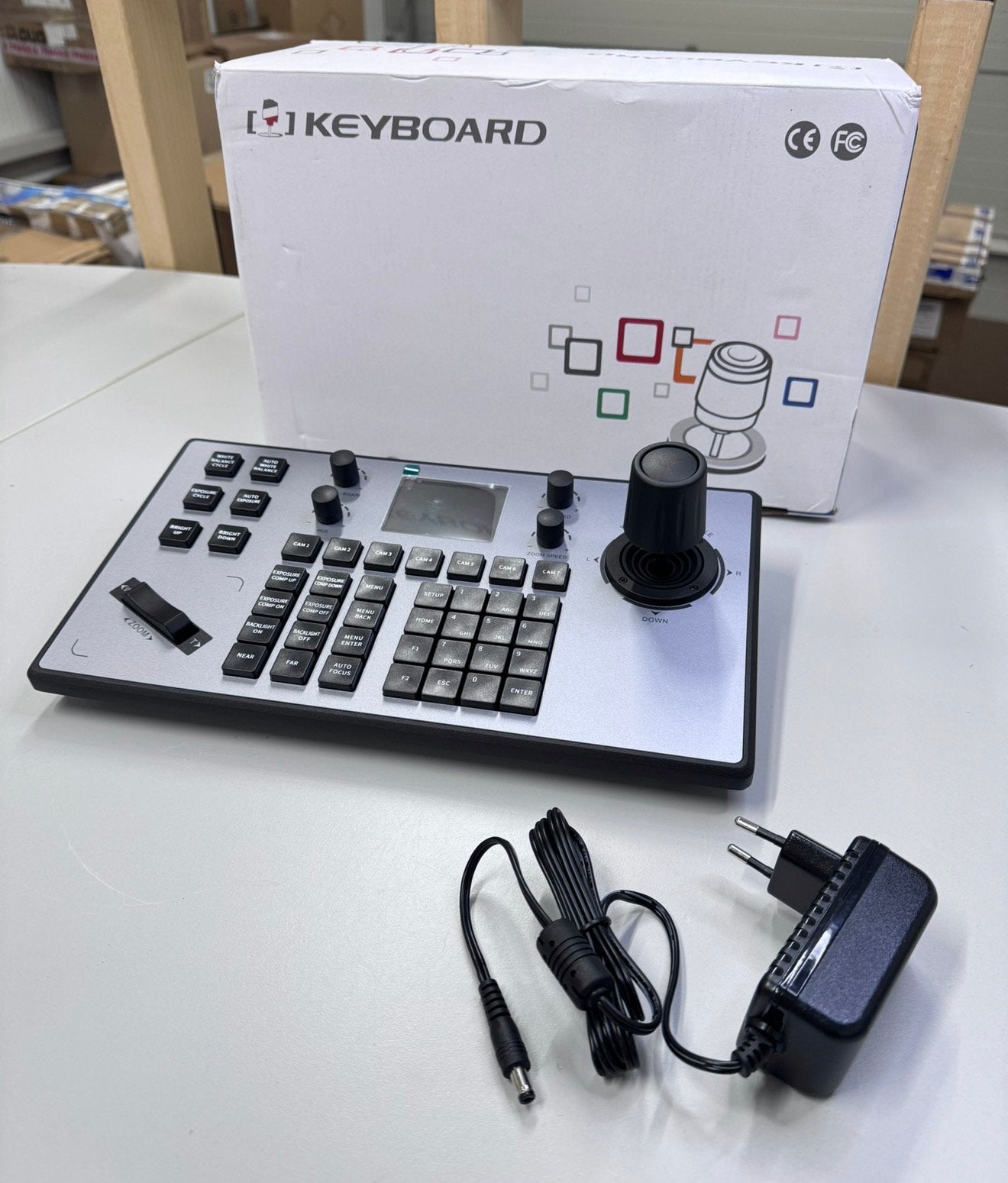 Vastaint PTZ Controller Camera Paneel Joystick Dome cameras, Nieuw, Ophalen of Verzenden, H, H