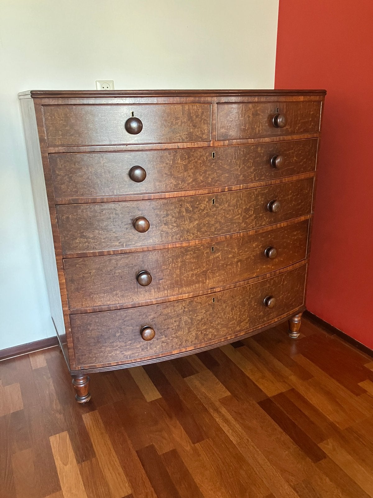 Antieke buikkast, Huis en Inrichting, Kasten | Ladekasten, Ophalen, Gebruikt, 100 tot 150 cm, 100 tot 150 cm