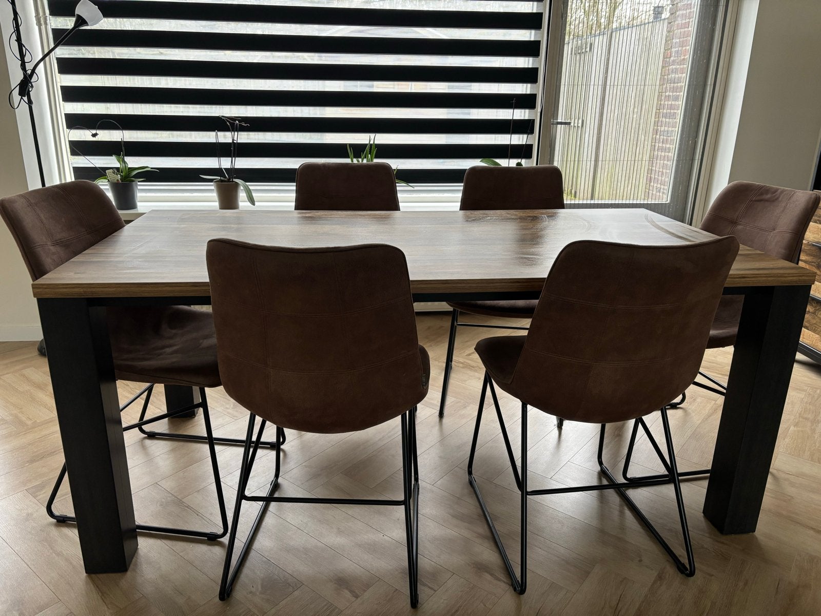 Complete Woonkamerset: Kast, TV-kast, Salontafel, Eettafel &, Huis en Inrichting, Tafels | Eettafels, Ophalen, Gebruikt, 150 tot 200 cm