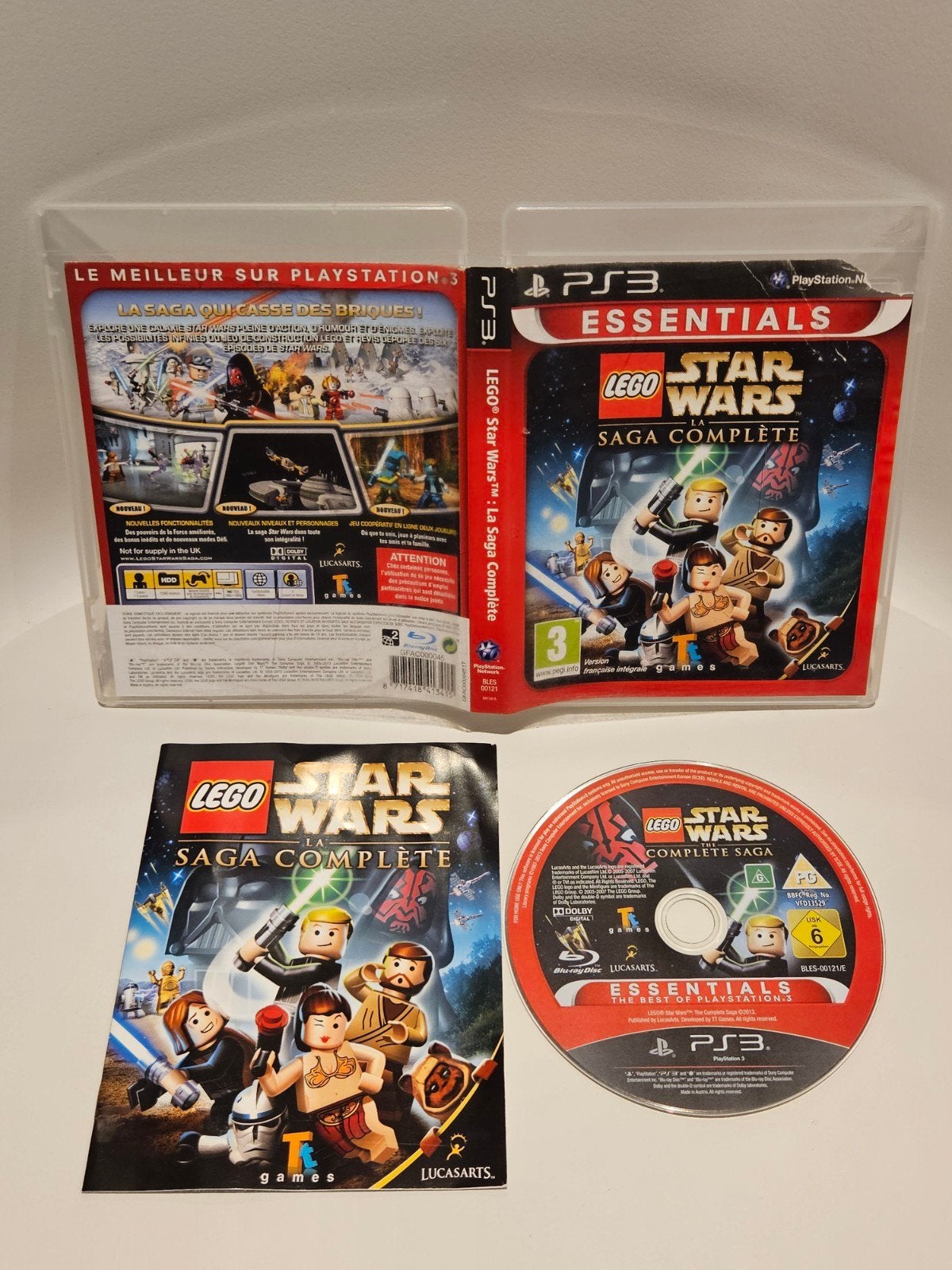 Lego Star Wars The Complete Saga PS3, Spelcomputers en Games, Games | Sony PlayStation 3, Avontuur en Actie, 2 spelers, Ophalen of Verzenden