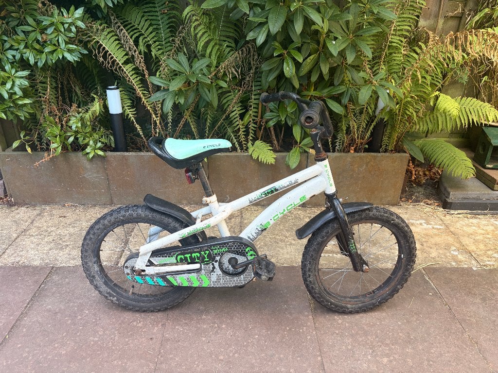 Kinderfiets 16 inch, Fietsen en Brommers, Fietsen | Kinderfietsjes, Ophalen, Gebruikt, Terugtraprem, 16 tot 20 inch