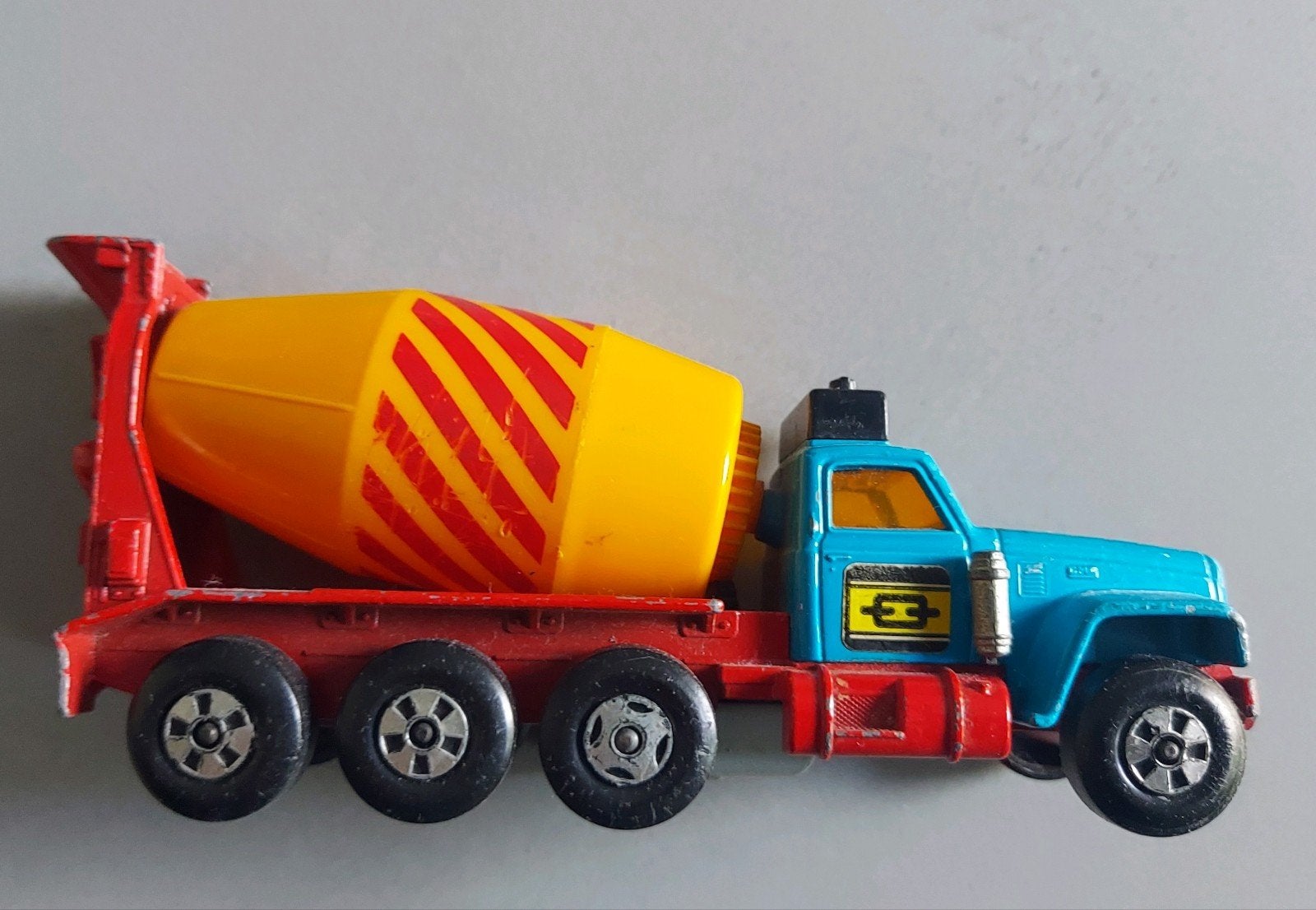 Vintage Matchbox Super Kings K-8 Cement Mixer Lesney 1970, Ophalen of Verzenden, Gebruikt