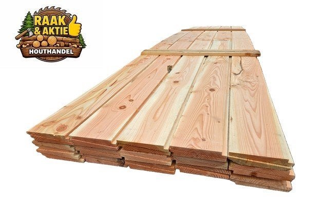 27 m2 Douglas Zweeds rabat - nr: TP151, Ophalen, Nieuw, 250 cm of meer, Planken