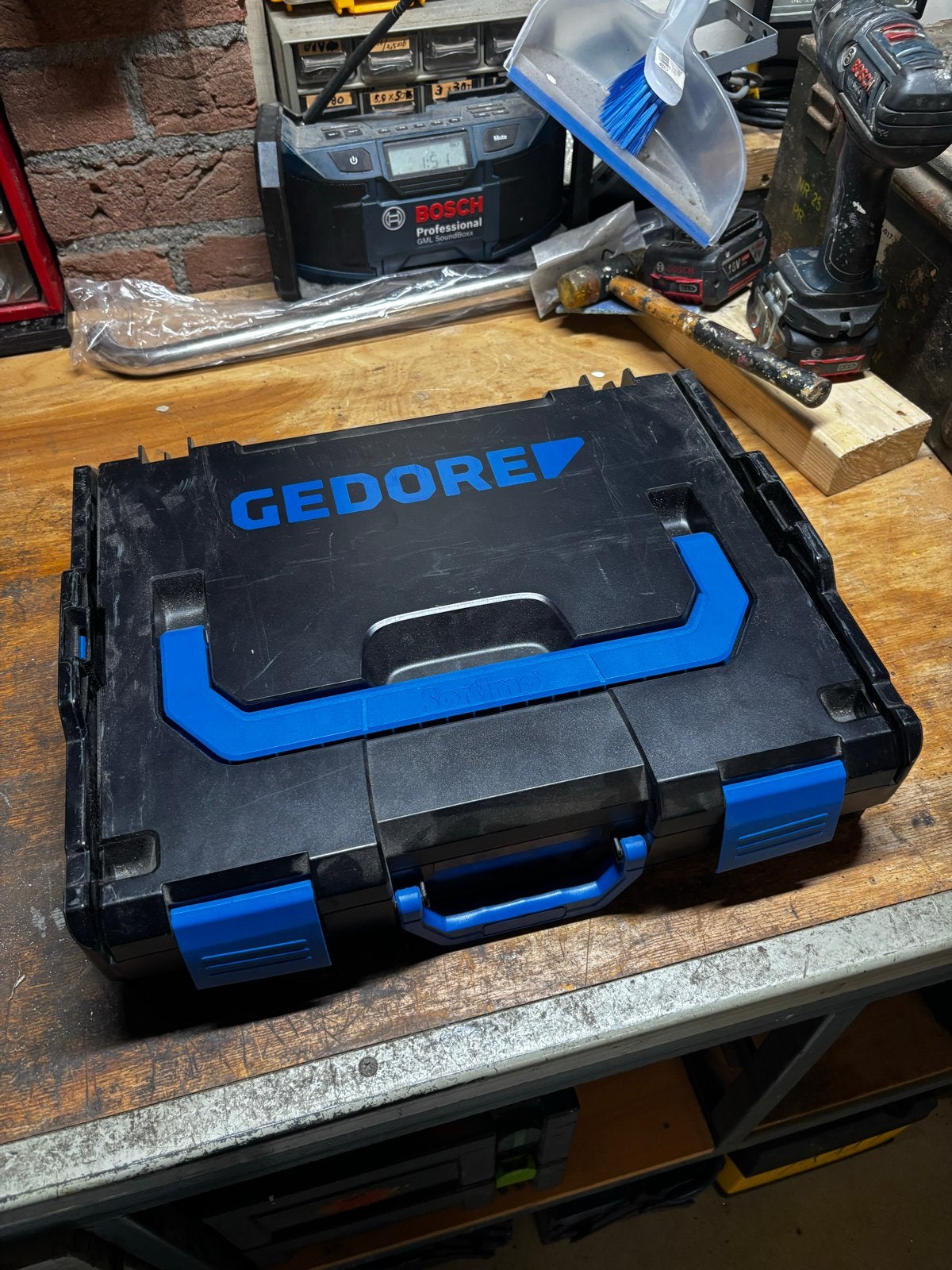 Gedore gereedschapskoffer - Leeg, zo goed als nieuw, Ophalen of Verzenden, Zo goed als nieuw, Gereedschapsopslag, Gedore