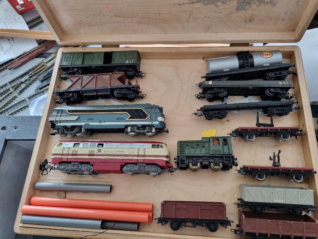 Goederenwagons Jouef,Lima, Gebruikt, Gelijkstroom, Jouef, Wagon
