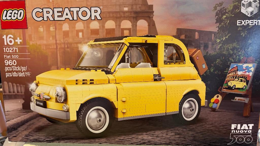 Lego Fiat 500, 10271 Vanaf 150,00, Lego, Nieuw, Ophalen of Verzenden, Compleet