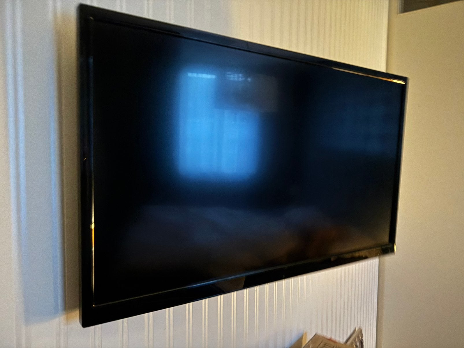 Defecte Philips 32 inch TV + Afstandsb. & Muurb. Opknapper, Ophalen, Niet werkend, 50 Hz, Philips