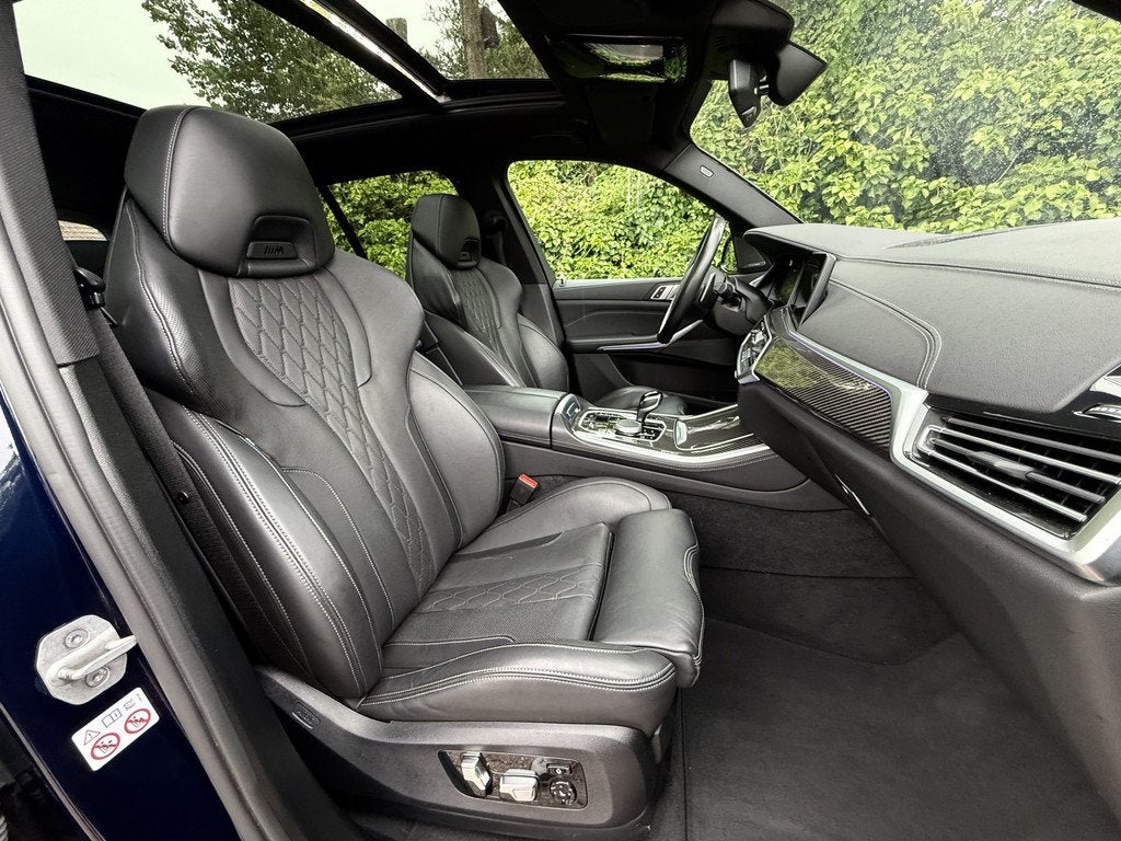 BMW X5 xDrive45e I M-Zetels I Luchtvering I SkyLounge I VOL!, Auto's, BMW, Gebruikt, Blauw, Leder, Vierwielaandrijving