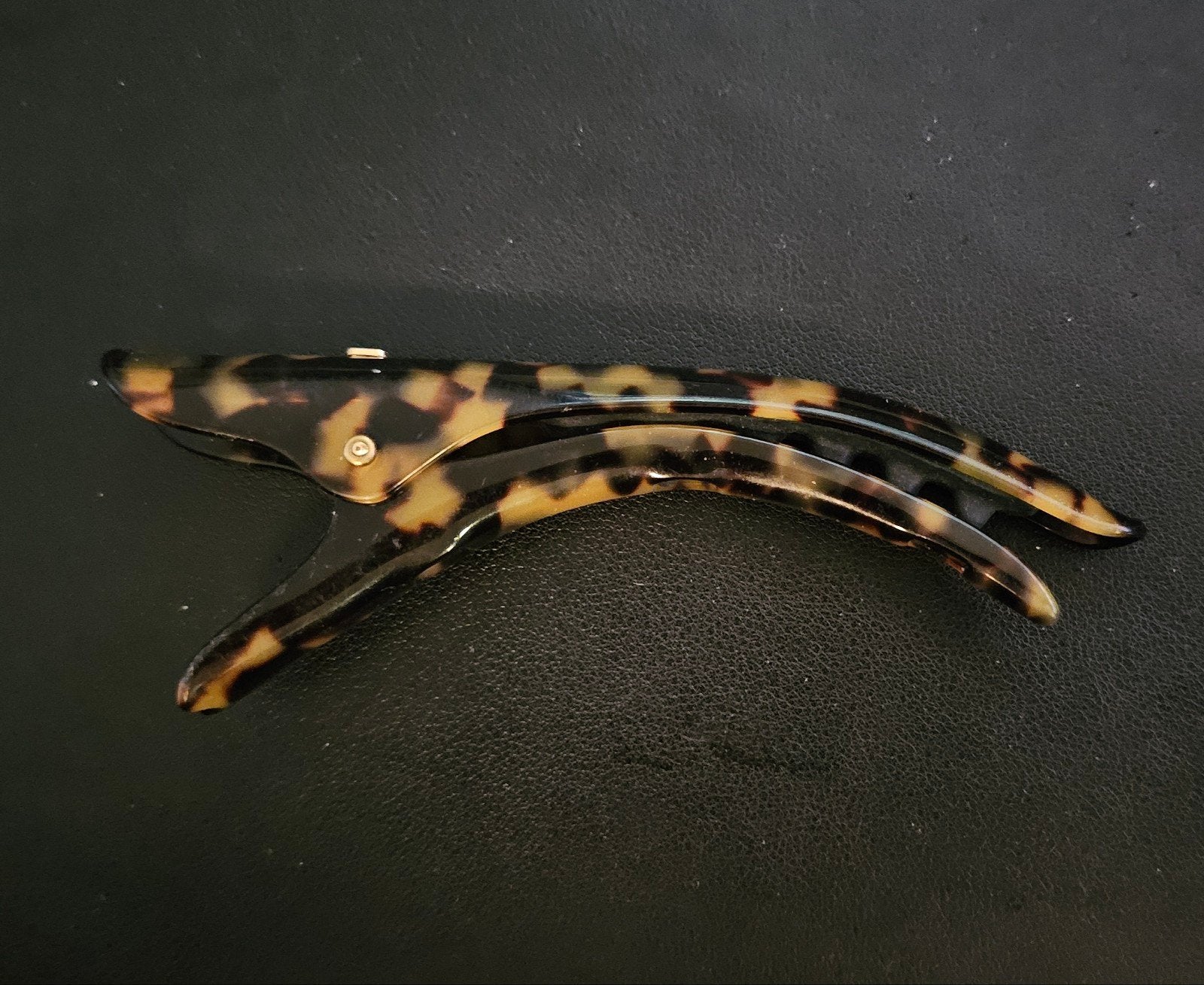 Originele Alexandre de Paris Haarklem / Beak Clip – Tortoise, Ophalen, Zo goed als nieuw, Pruik of Haarverlenging